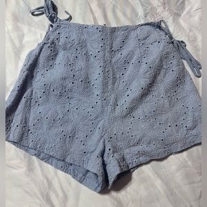 Tobi eyelet shorts